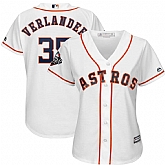 Women Astros 35 Justin Verlander White 2019 World Series Bound Cool Base Jersey,baseball caps,new era cap wholesale,wholesale hats